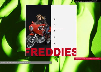 Screenshot Website Frieda&Freddies