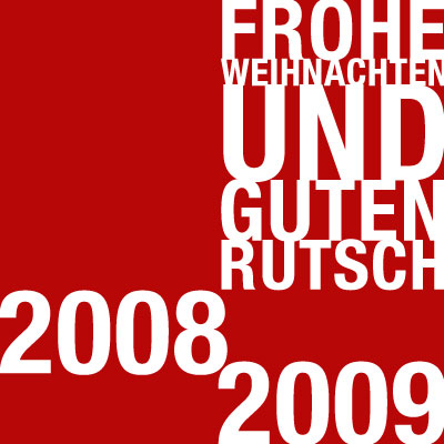 Frohe Weihnachten & guten Rutsch