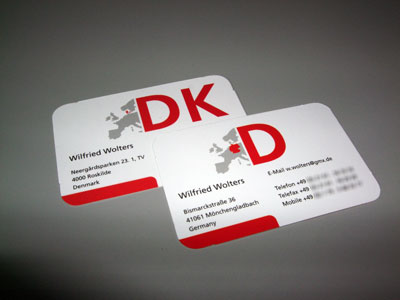 Zwei Länder, eine Visitenkarte