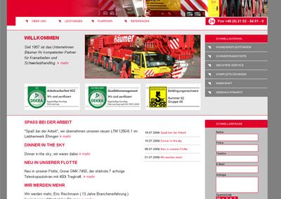 Grafik Bäumer Homepage
