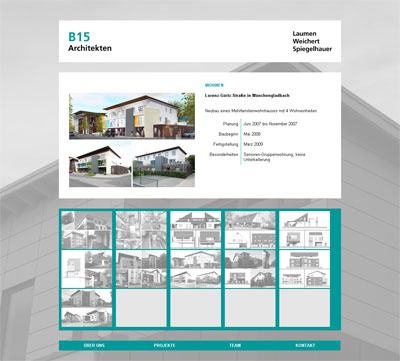 Grafik B15 Projekte