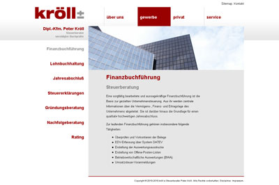 Grafik kröll Website