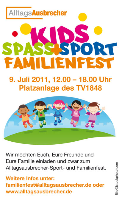 spicOne unterstützt das Alltagsausbrecher Familienfest