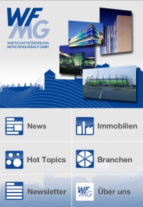 WFMG App Startscreen