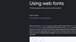 Grafik Google Webfonts